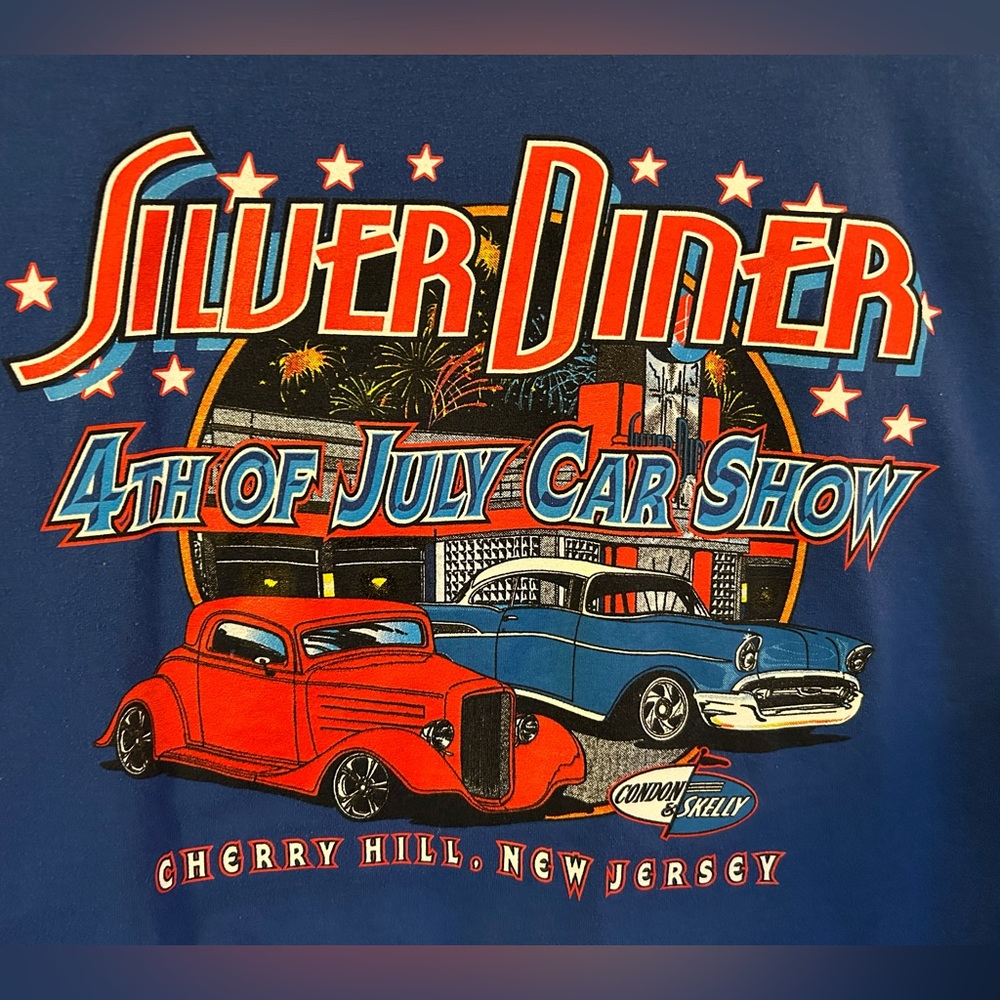 XL Red, White & Blue Car Show Tee